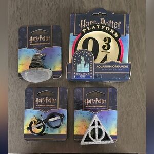 Variety of 4 Penn-Plax Harry Potter Themed Aquarium Ornaments